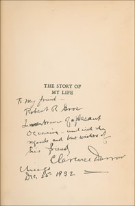 Lot #340 Clarence Darrow - Image 1