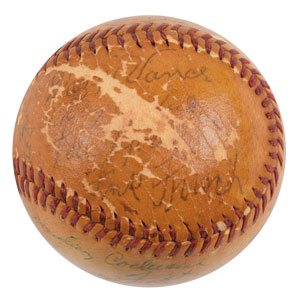 Lot #995  Baseball Hall of Famers - Image 2