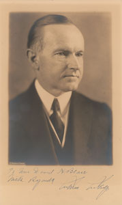 Lot #205 Calvin Coolidge - Image 1