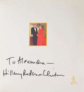 Lot #203 Bill and Hillary Clinton - Image 1