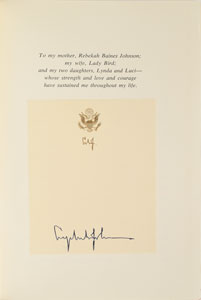 Lot #219 Lyndon B. Johnson - Image 1