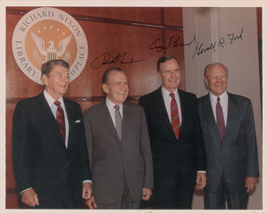 Lot #226  Nixon, Bush, and Ford