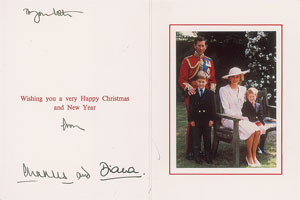 Lot #304  Princess Diana and Prince Charles