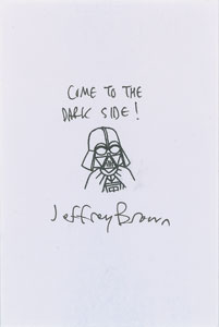 Lot #90  Star Wars Group of (5) Signed Sketches - Image 4