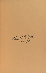 Lot #209 Gerald Ford - Image 1