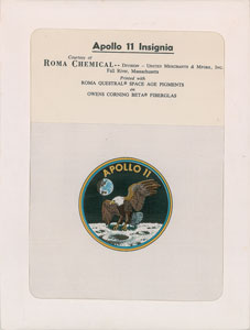 Lot #481  Apollo 11 Beta Patch - Image 1