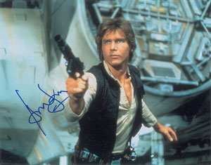 Lot #79 Harrison Ford Signed Photograph - Image 1