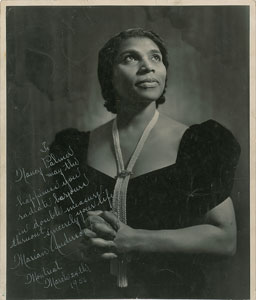 Lot #717 Marian Anderson