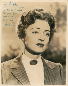 Lot #894 Bette Davis - Image 1