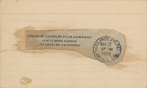 Lot #840 Charlie Chaplin - Image 2