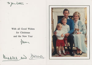 Lot #303  Princess Diana and Prince Charles