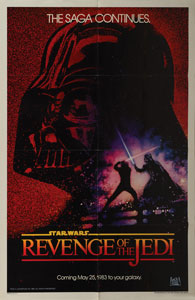 Lot #84  Return of the Jedi Poster - Image 1