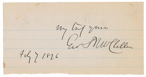 Lot #423 George B. McClellan - Image 1