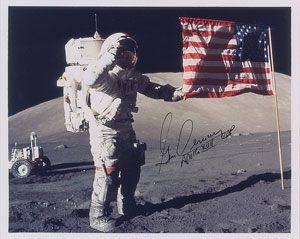 Lot #485 Gene Cernan - Image 1