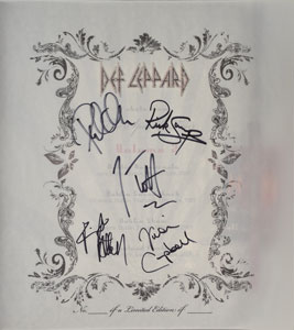 Lot #756  Def Leppard - Image 1