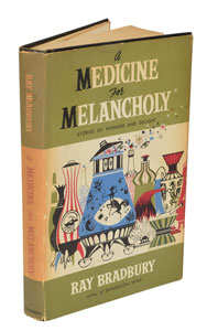 Lot #114 Ray Bradbury: A Medicine for Melancholy Signed Book - Image 3