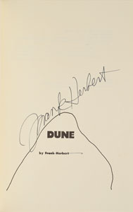 Lot #101 Frank Herbert: Dune Signed Book
