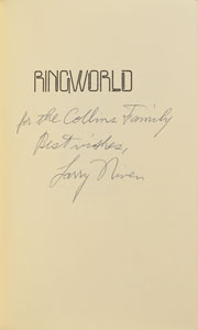 Lot #103 Larry Niven: Ringworld Signed Book - Image 1
