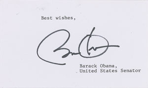 Lot #227 Barack Obama