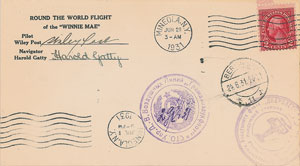 Lot #439 Wiley Post and Harold Gatty