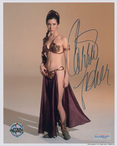 Lot #85 Carrie Fisher Signed Photograph