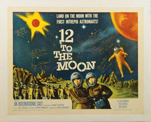 Lot #38  Moonwalkers Signed Sci-Fi Poster - Image 1