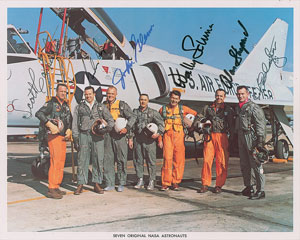 Lot #455  Mercury Astronauts - Image 1