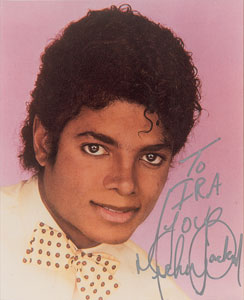 Lot #829 Michael Jackson
