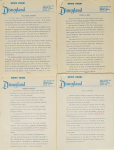 Lot #569  Disneyland Press Releases - Image 1