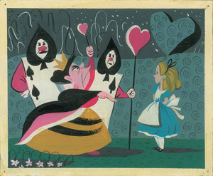 Lot #556 Mary Blair concept painting from Alice in