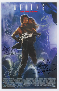 Lot #9  Aliens Signed Photograph - Image 1