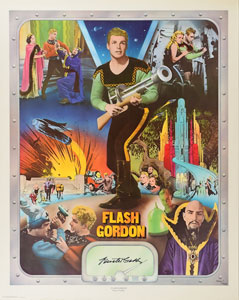 Lot #27  Flash Gordon Signed Print - Image 1