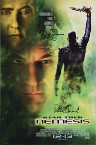 Lot #73  Star Trek: Nemesis Signed Photograph - Image 1