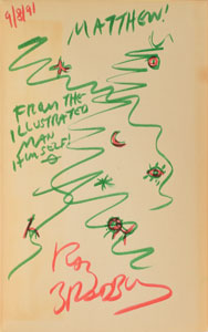 Lot #113 Ray Bradbury: The Illustrated Man Signed Book - Image 1