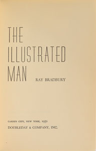 Lot #113 Ray Bradbury: The Illustrated Man Signed Book - Image 2