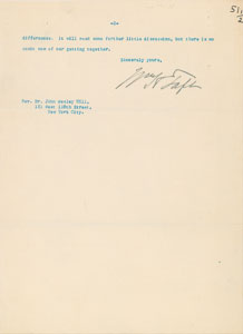 Lot #238 William H. Taft - Image 2