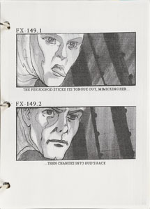 Lot #11 The Abyss Storyboard - Image 10