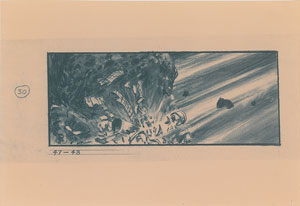 Lot #36  Meteor Storyboard - Image 2