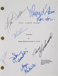 Lot #8  2001: A Space Odyssey Signed Script