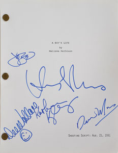Lot #25  E.T. the Extra-Terrestrial Signed Script - Image 1