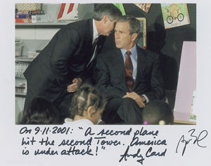 Lot #192 George W. Bush and Andy Card - Image 1