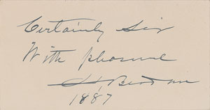 Lot #416 Hiram Berdan - Image 1