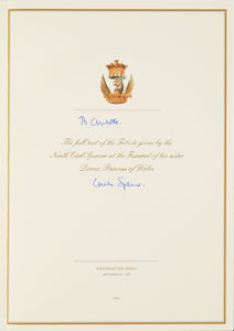 Lot #240 Princess Diana and Prince Charles - Image 2