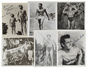 Lot #41  Tarzan Group of (6) Signed Photographs