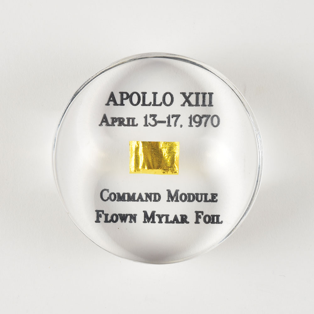 Lot #6457  Apollo 13 Flown Mylar