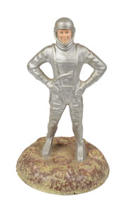 Lot #8219  Astronaut on the Moon Early 1960s Figurine - Image 1