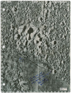 Lot #6524 Dave Scott's Apollo 15 Lunar Surface-Flown Combined LRV 'Photo' and 'Contour' Maps - Image 1