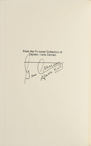 Lot #6609 Gene Cernan's Collection of (5) Signed Books - Image 7