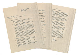 Lot #6143 Frank Borman 1963 Academic Training Memorandum - Image 3