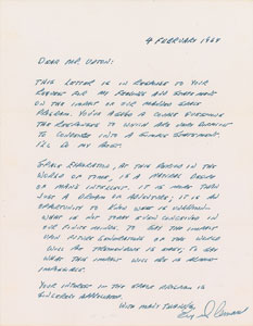 Lot #6142 Gene Cernan 1964 Autograph Letter Signed - Image 1